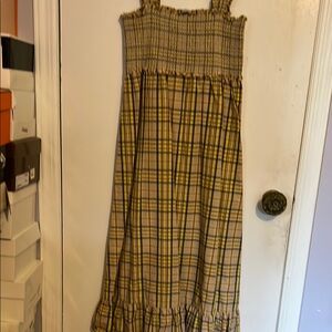 Rails Plaid Midi Dress